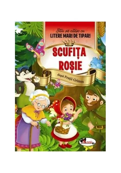 Scufița Roșie. Știu să citesc cu litere mari de tipar! - Paperback - *** - Aramis