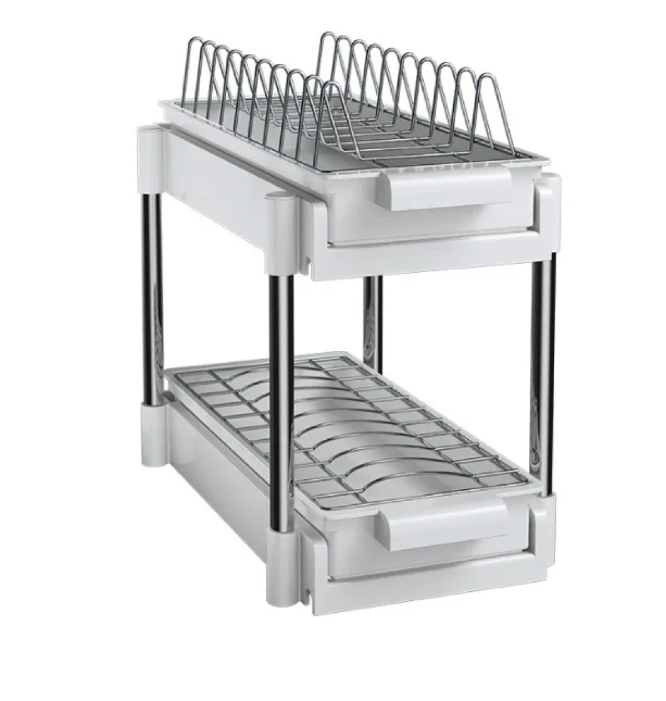 Scurgator vase cu 2 nivele sistem de glisare si scurgere a apei