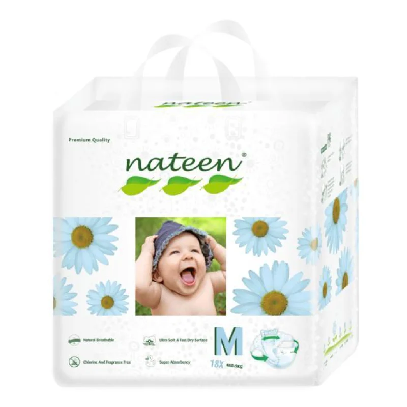 Scutece hipoalergenice Flex&Fit Premium, M, Nr.3, 6-10kg, 18 bucati, Nateen