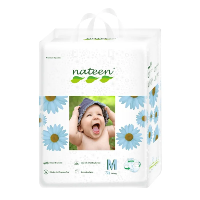 Scutece hipoalergenice Flex&Fit Premium, M, Nr.3, 6-10kg, 72 bucati, Nateen