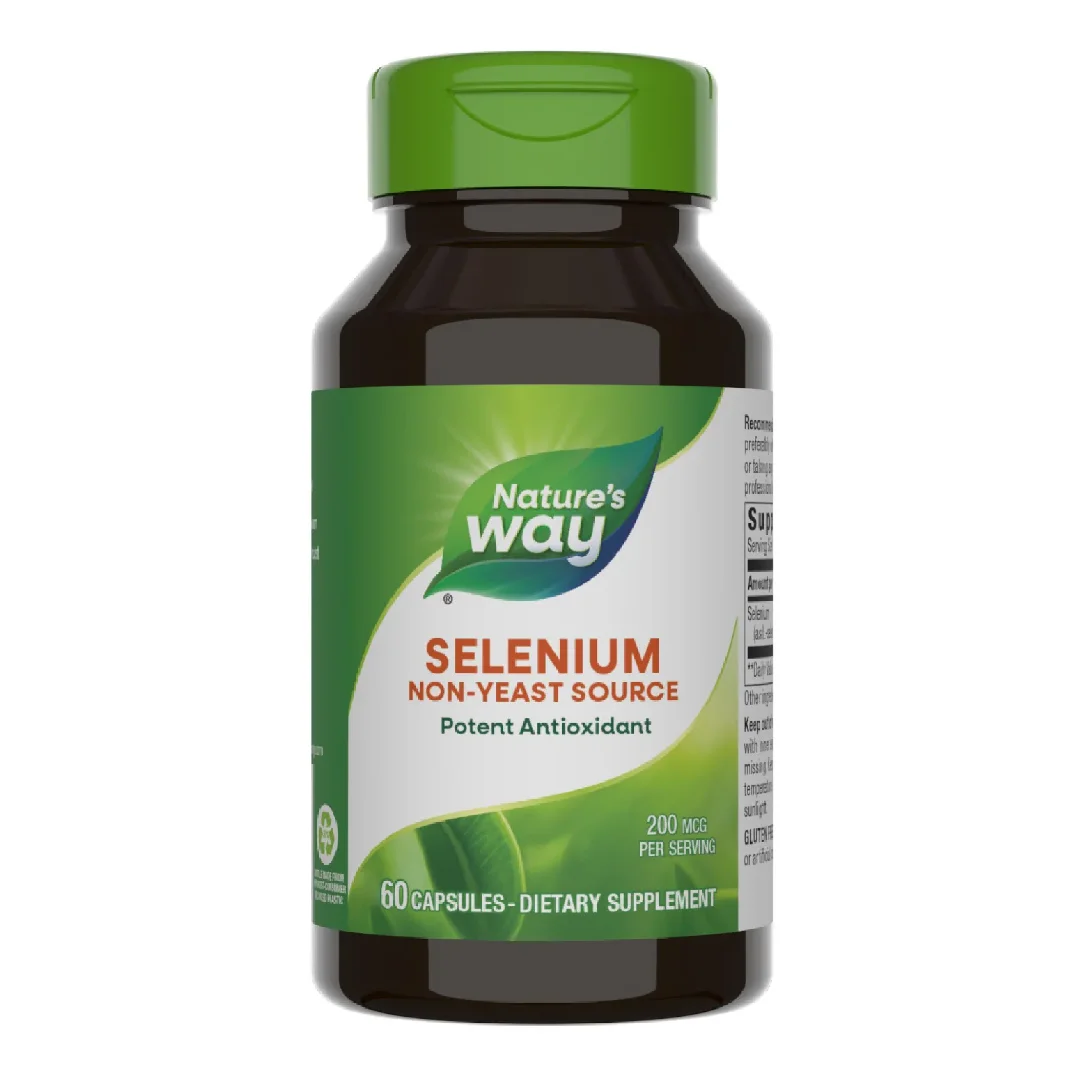 Selenium 200 mcg Nature's Way, 60 capsule, Secom