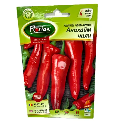Seminte ardei iute Anaheim Chili 1 gr, Florian Bulgaria