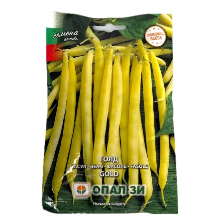Seminte fasole oloaga galbena fideluta Gold 80 gr, OpalZi Bulgaria