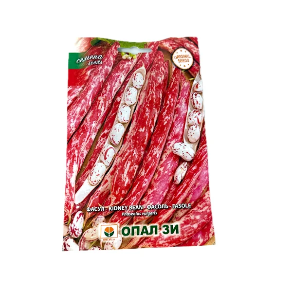 Seminte fasole urcatoare, rosie, lata, de gradina Lampo 40 gr, OpalZi Bulgaria