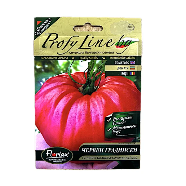 Seminte tomate Cherven Gradinski (Rosie de Gradina) 0,3 gr, Florian Bulgaria