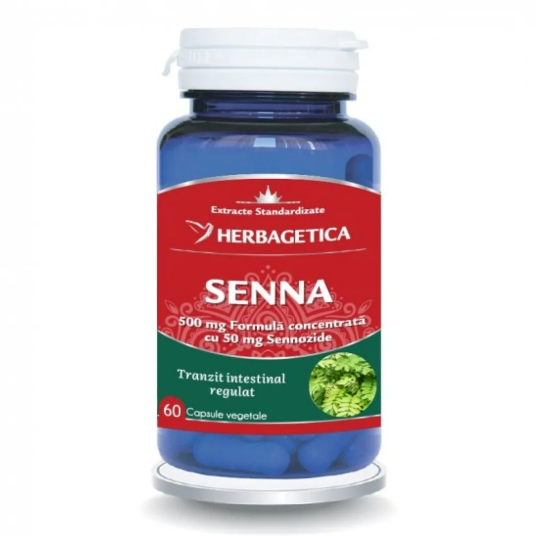 Senna, 60 capsule, Herbgetica