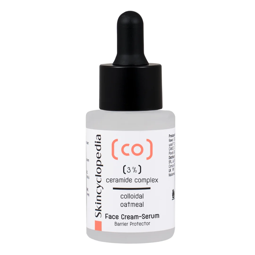 Ser facial cu 3% complex ceramide si ovaz coloidal, 30ml, Skincyclopedia