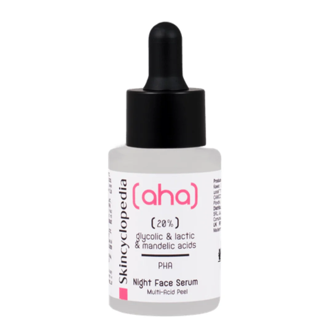 Ser facial exfoliant cu 20% AHA + PHA, 30ml, Skincyclopedia