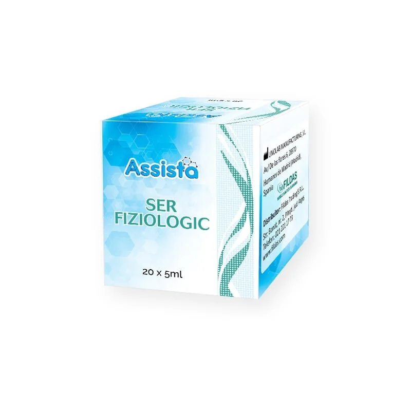 Ser fiziologic 0.9%, 20 unidoze*5ml, Assista