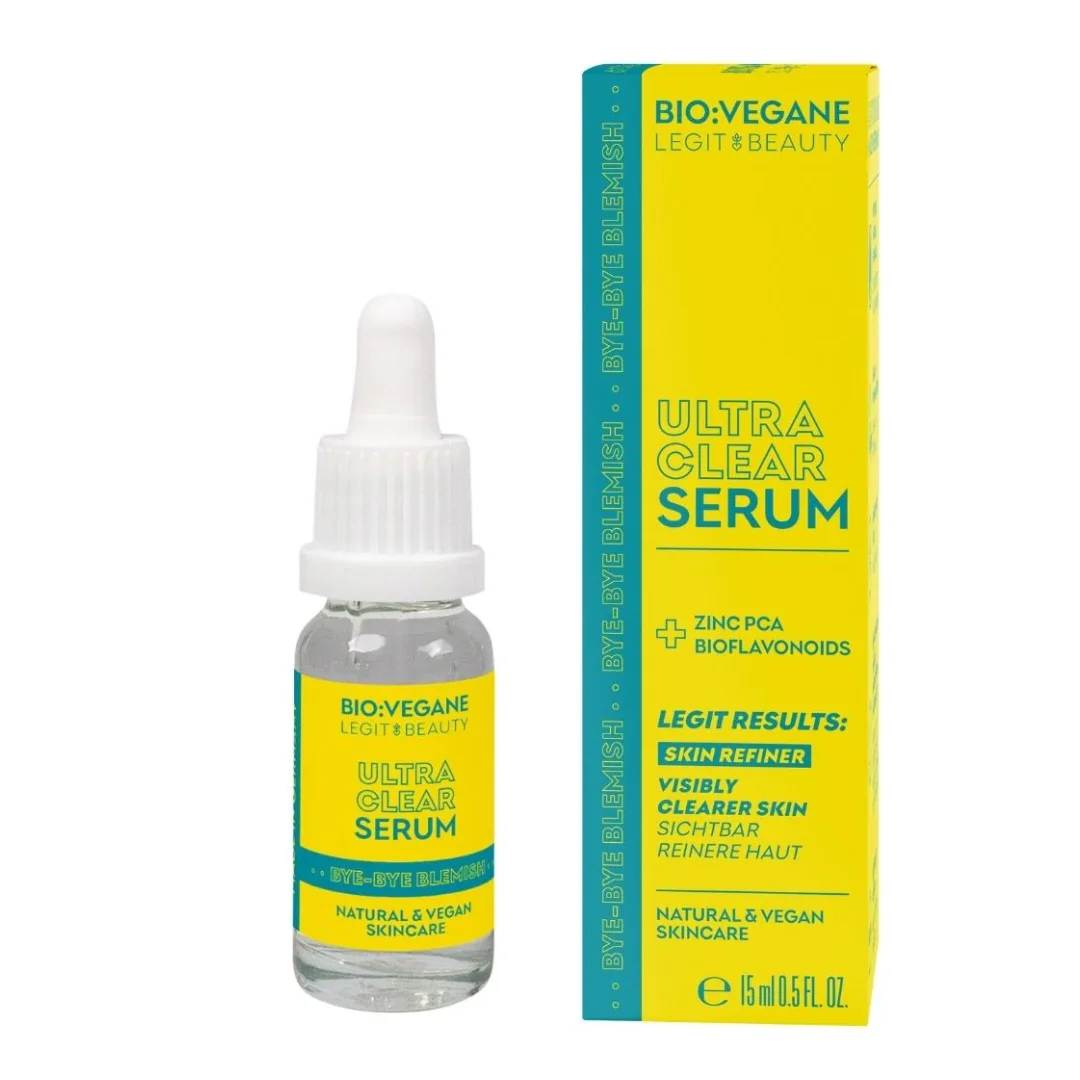 Ser impotriva imperfectiunilor, Ultra Clear Bye-bye Blemish, 15 ml, Bio:Vegane Legit Beauty