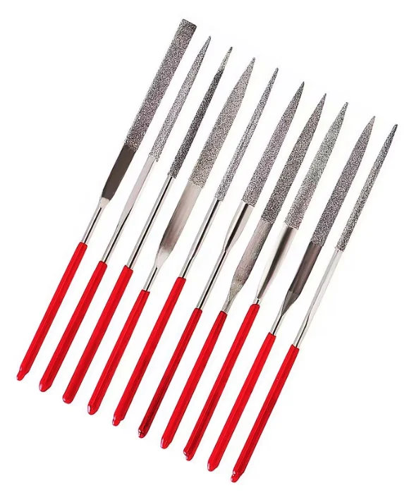 Set 10 Pile de precizie diamantate Diverse Forme 3x140x6 mm GR65006