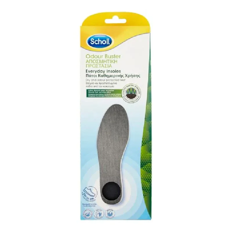 Set 2 branturi incaltaminte, Odor Buster, gri, Scholl