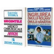 Set 2 carti - Ingrijirea omului bolnav si a omului sanatos si Urgentele medico-chirurgicale