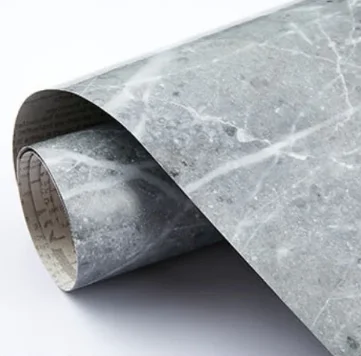 Set 2 Folii imitatie marmura GRI cu ALB autoadezive pentru bucatarie baie 60 x 300 cm