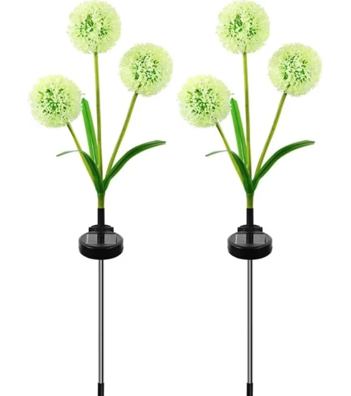 Set 2 Lampi solare decorative cu Flori de Papadie