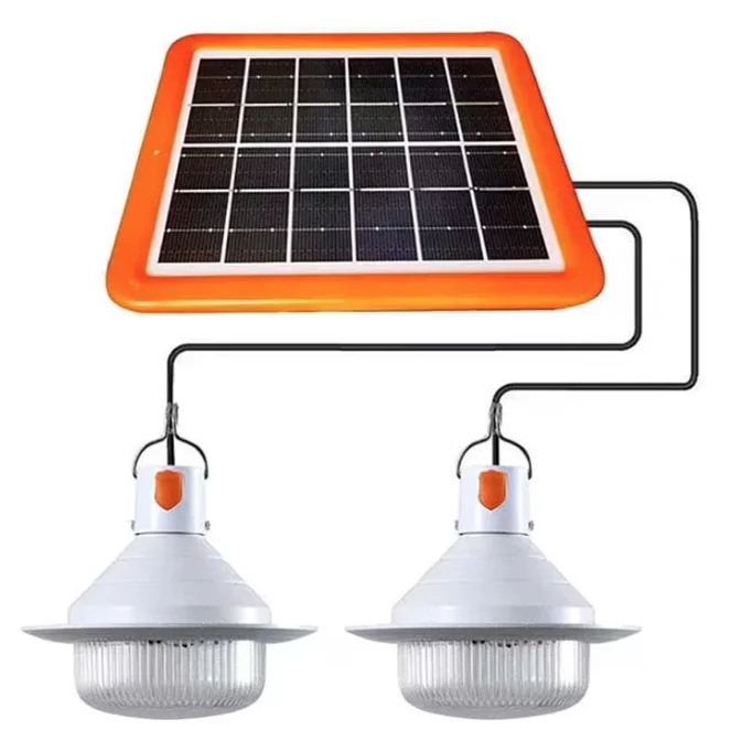 Set 2 lampi solare tip BEC pentru curte terasa camping Solar Charged UFO