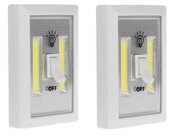 Set 2 x Intrerupatoare fara fir cu LED Super Bright Switch