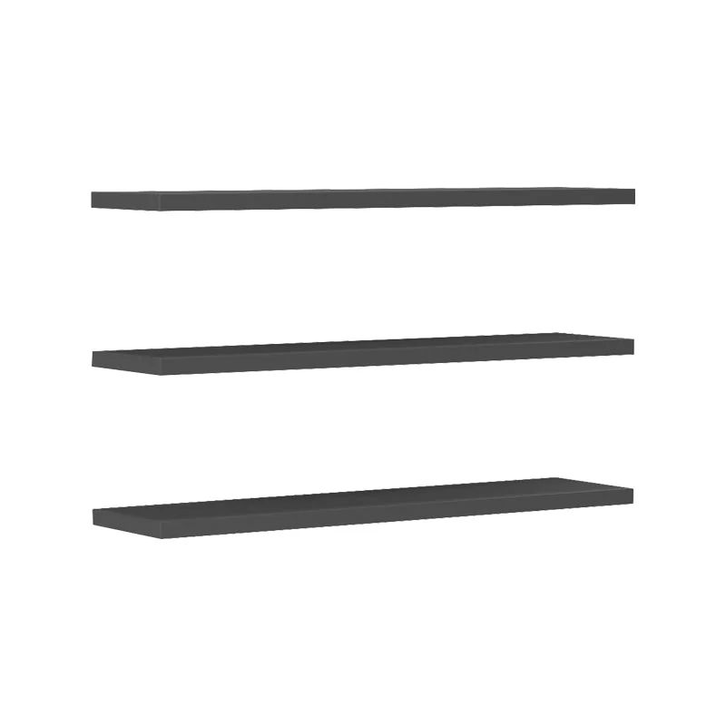 Set 3 rafturi de perete Divar  Gri 60x14.5x1.8 cm