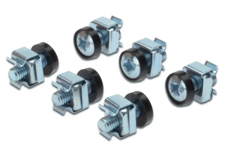 Set 4 buc suruburi montare rack M6, ZZ-SCREW01