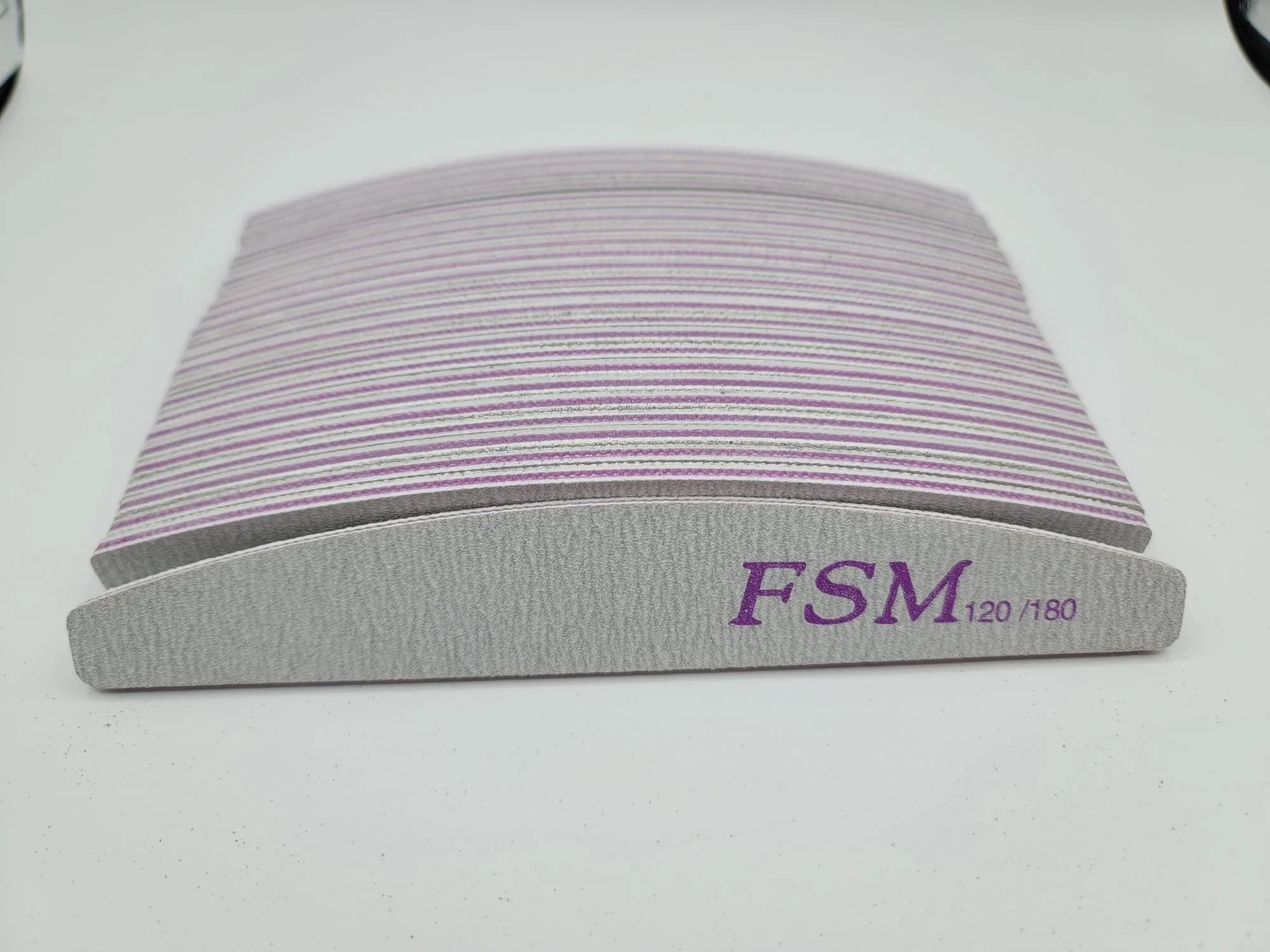 Set 50 Bucati Pila Unghii Semiluna FSM 120/180 - PFSM120/180-50B - Everin.ro