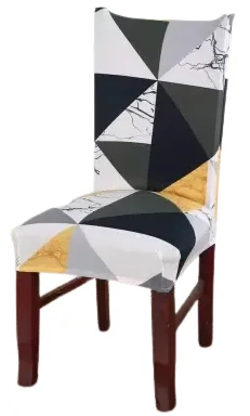 Set 6 huse pentru scaun model abstract