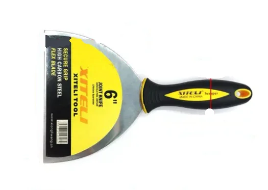 Set 6 Spaclu cu maner cauciuc 6"