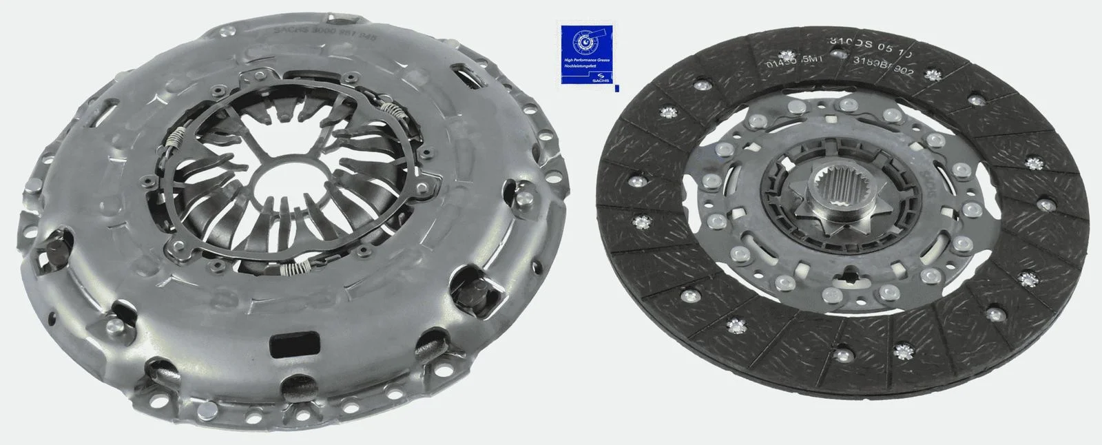 Set ambreiaj SACHS 3000 951 945