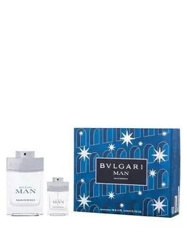 Set cadou Bvlgari Man Rain Essence (Apa de parfum, 100 ml + Apa de parfum, 15 ml), pentru barbati