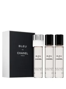 Set cadou Chanel Bleu de Chanel (Apa de toaleta 3 x 20 ml), pentru barbati