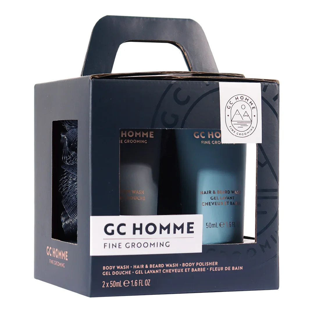 Set cadou Relax & Refresh, GC Homme Fine Grooming, 3 articole, The Luxury Bathing Company