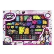 Set creativ cu accesorii pentru realizarea bratarilor din elastic, multicolor