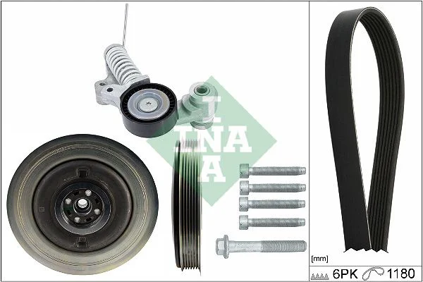 Set curea transmisie cu caneluri Schaeffler INA 529 0485 21