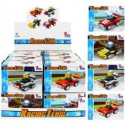 Set de constructie Alleblox Racing Team - masini de curse, diverse modele - 478262, 31-34 piese, 6+