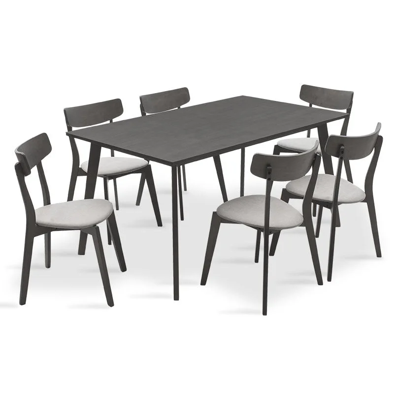 Set de dining Benson - Toto 7 piese 150x90x75cm