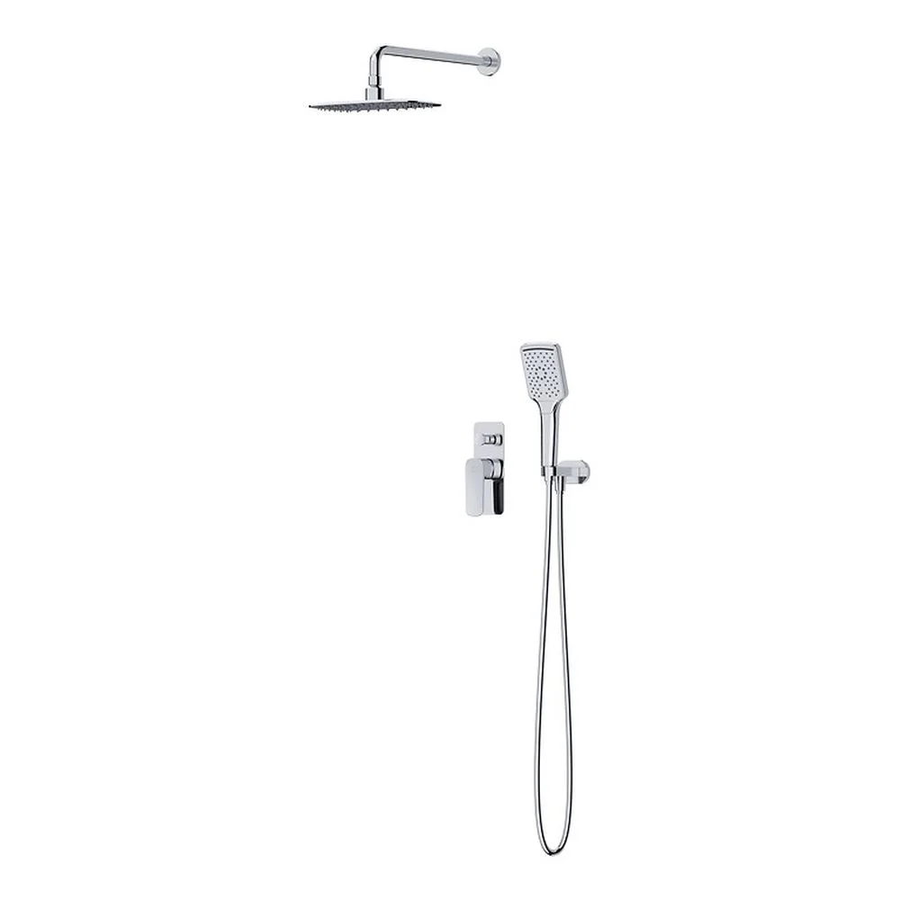 Set de dus incastrat Cersanit Larga, crom lucios