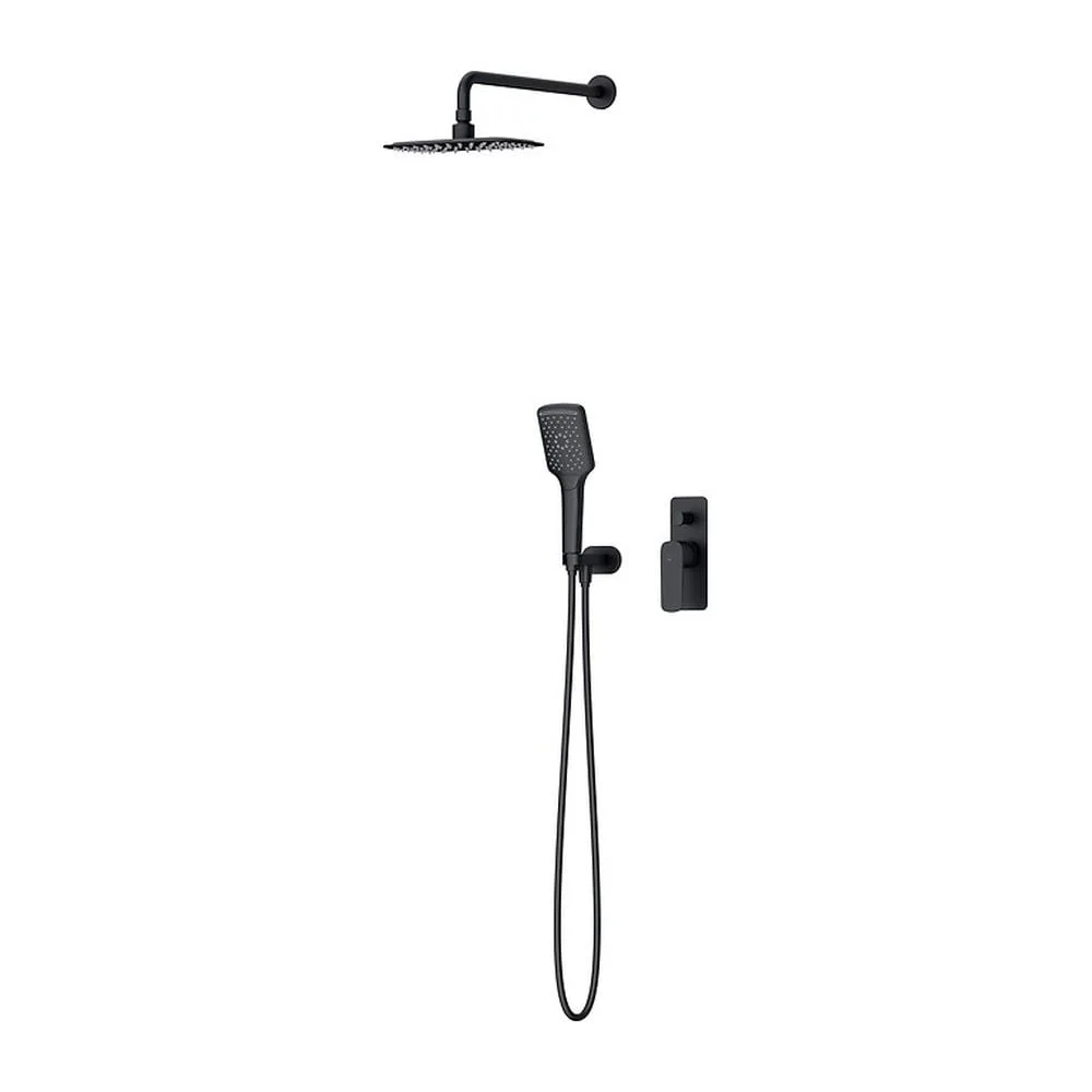 Set de dus incastrat Cersanit Larga, negru mat