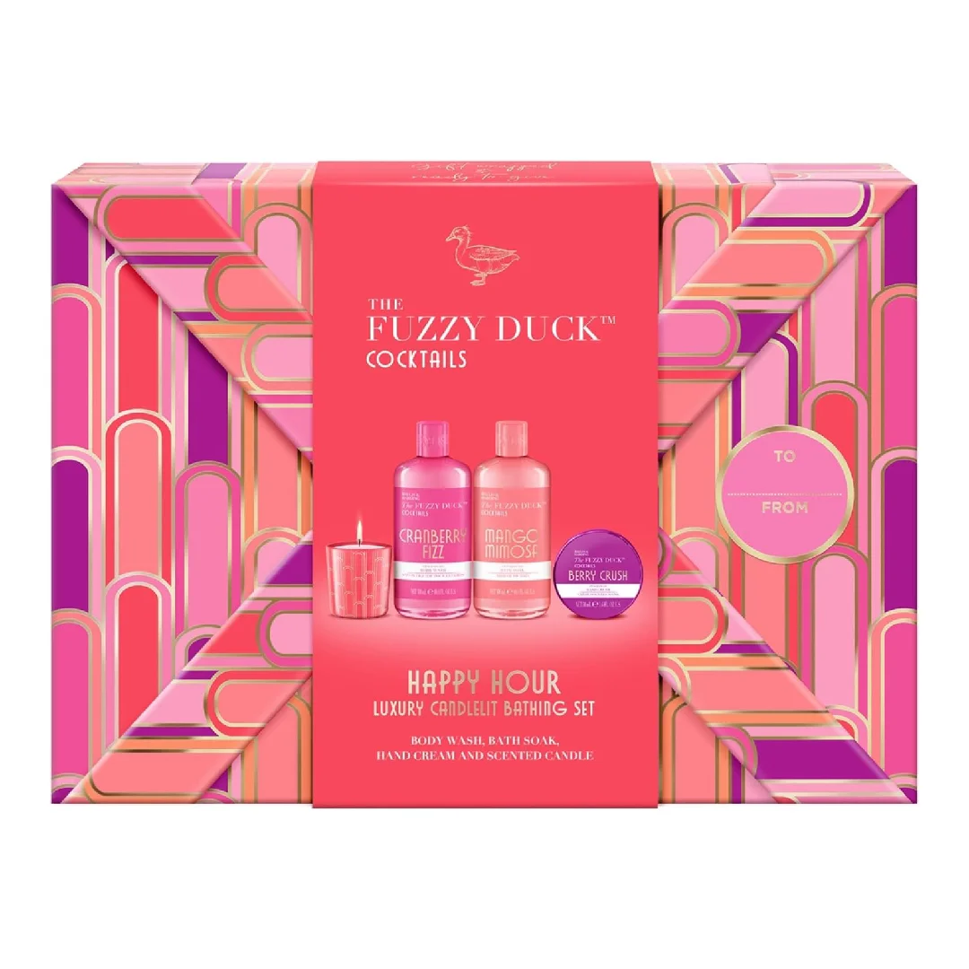 Set de ingrijire corporala Fuzzy Duck Cocktails, 4 piese, Baylis & Harding