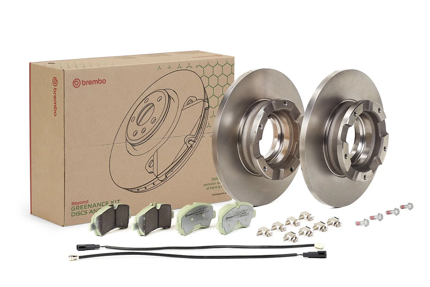 Set frana, frana disc BREMBO KT 10 018