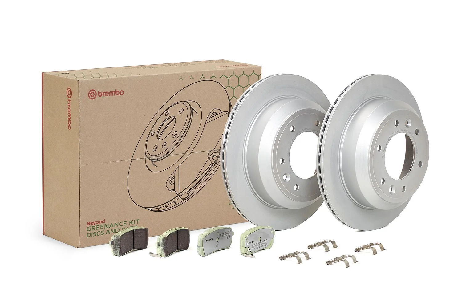 Set frana, frana disc BREMBO KT 10 020