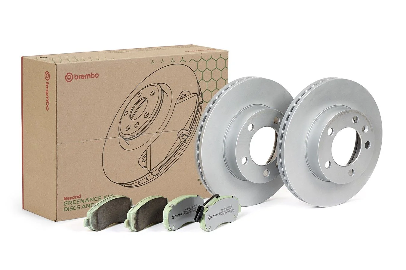 Set frana, frana disc BREMBO KT 10 034