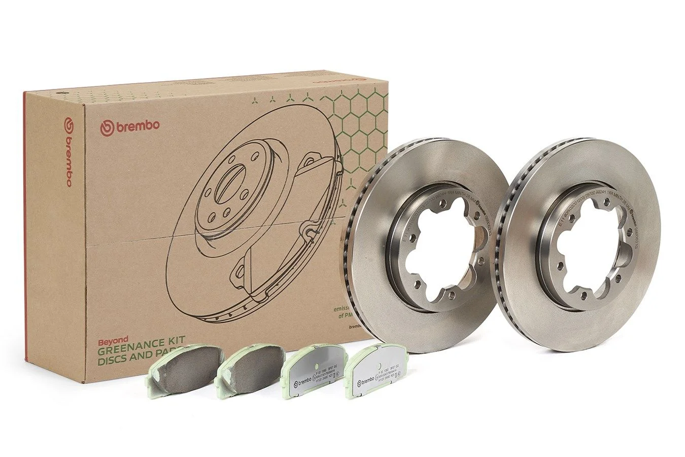 Set frana, frana disc BREMBO KT 10 039