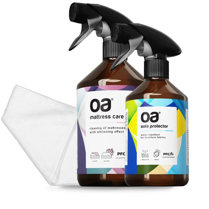 Set pentru curatarea si protectia patului OA Bed + 1 Laveta din microfibra 35x35 cm