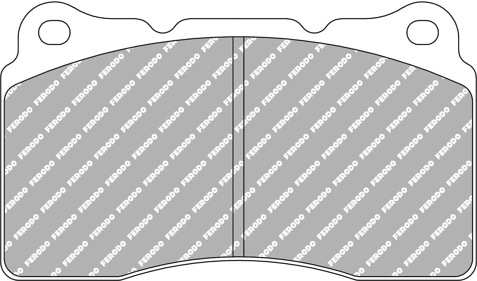set placute frana,frana disc FERODO FCP1334R