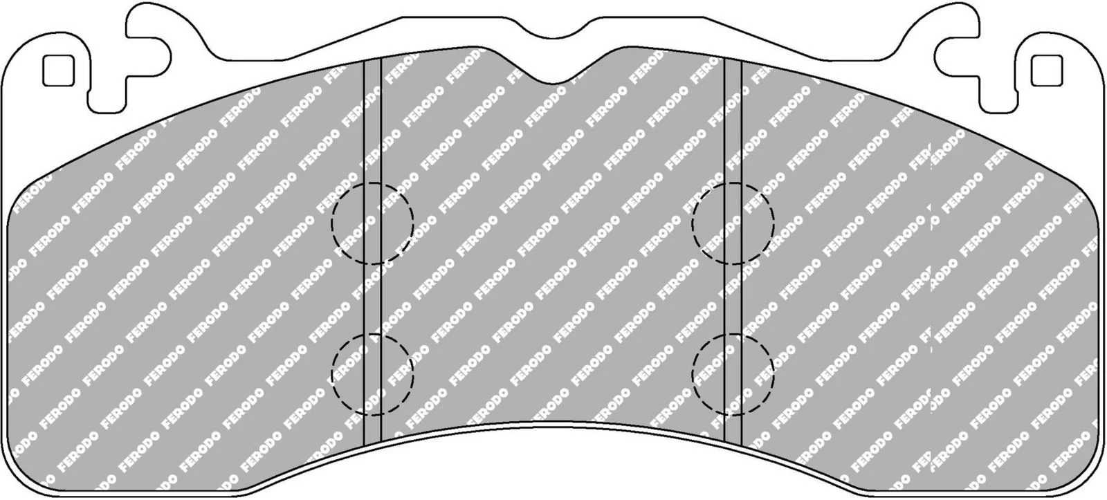 set placute frana,frana disc FERODO FCP4711Z