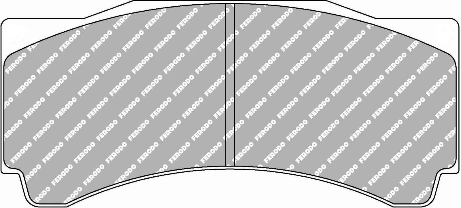 set placute frana,frana disc FERODO FRP3014GB