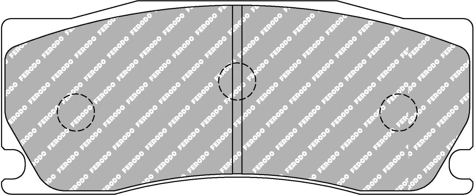 set placute frana,frana disc FERODO FRP3134Z
