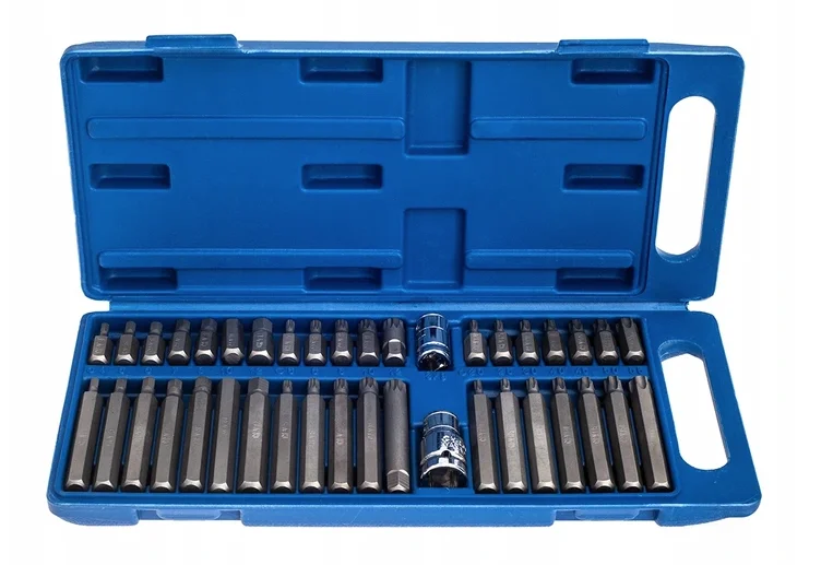 Set profesional bit torx hex spline 40 piese scurte si lungi