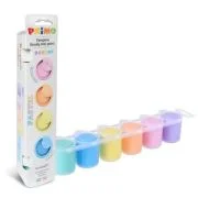 Set tempera Morocolor Primo, 6 culori pastel, 25 ml