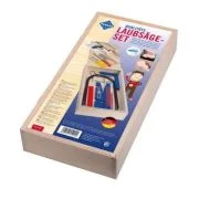 Set traforaj, ambalat in cutie de lemn, 23 piese, Pebaro 452