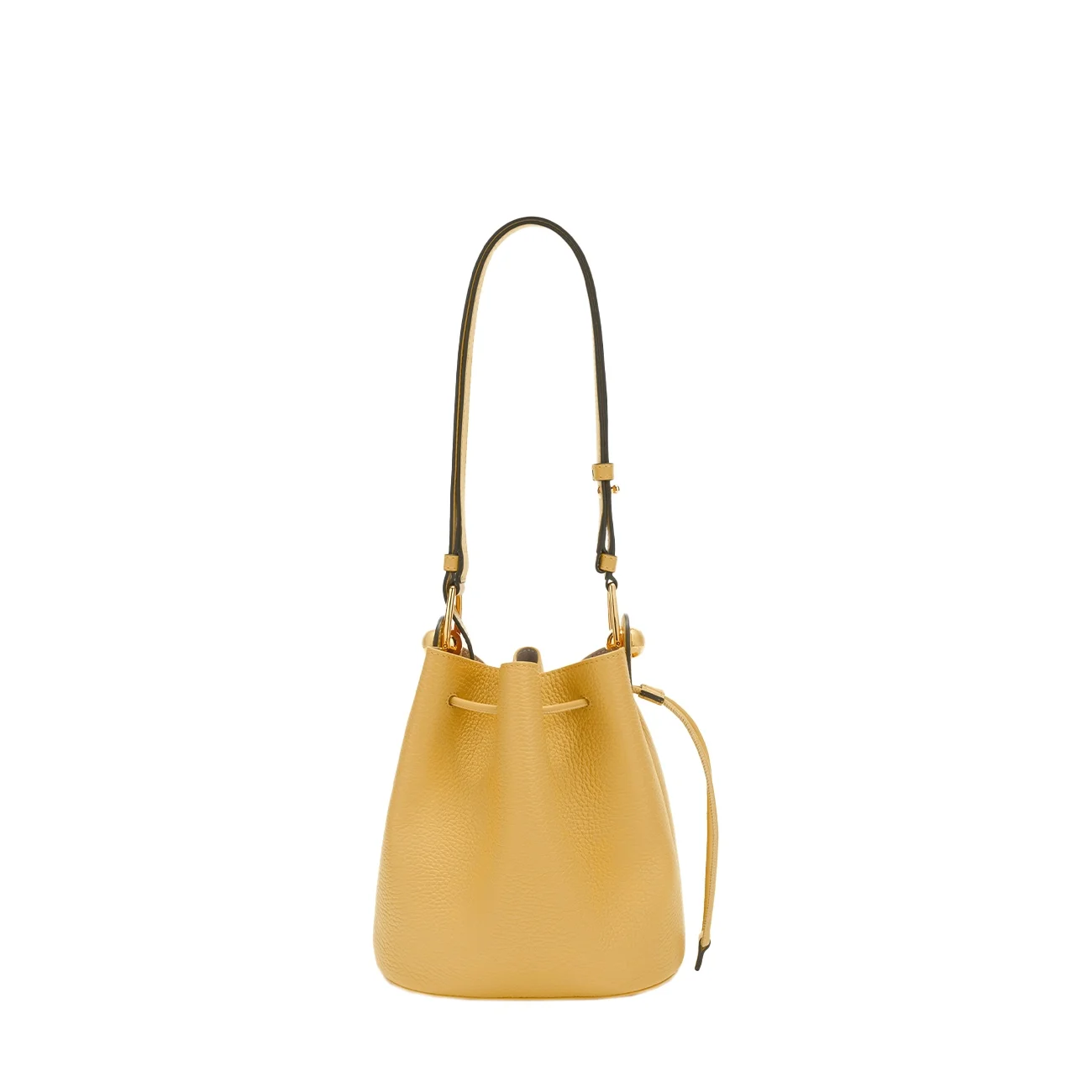 Sfera mini bucket bag crema